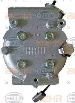 HELLA 8FK 351 134-141 - Kompresors, Gaisa kond. sistēma www.autospares.lv