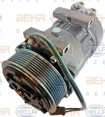 HELLA 8FK 351 135-981 - Kompresors, Gaisa kond. sistēma www.autospares.lv