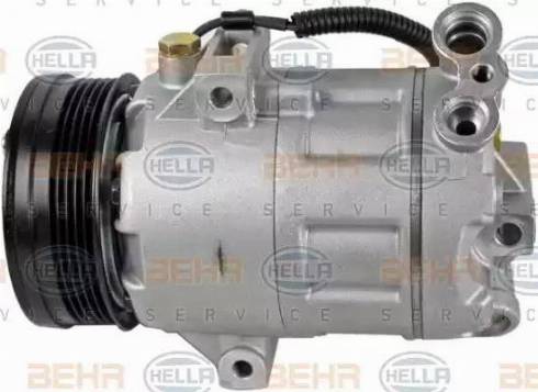 HELLA 8FK 351 135-511 - Kompresors, Gaisa kond. sistēma www.autospares.lv