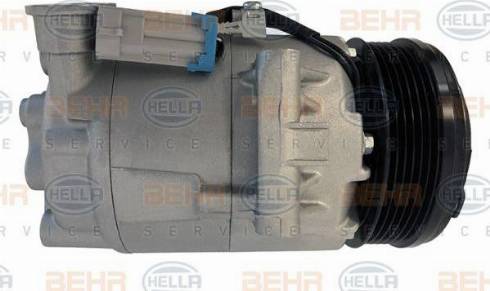 HELLA 8FK 351 135-721 - Kompresors, Gaisa kond. sistēma www.autospares.lv