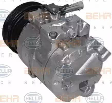 HELLA 8FK 351 132-591 - Kompresors, Gaisa kond. sistēma www.autospares.lv