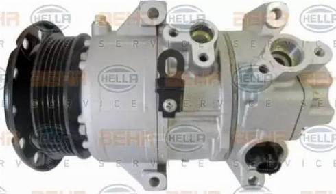 HELLA 8FK 351 125-691 - Kompresors, Gaisa kond. sistēma www.autospares.lv