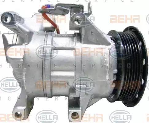 HELLA 8FK 351 125-231 - Kompresors, Gaisa kond. sistēma www.autospares.lv