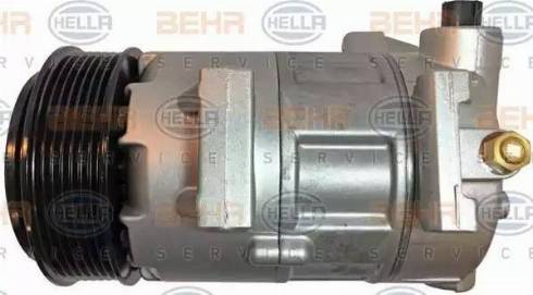 HELLA 8FK 351 125-721 - Kompresors, Gaisa kond. sistēma www.autospares.lv