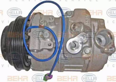 HELLA 8FK 351 126-961 - Kompresors, Gaisa kond. sistēma www.autospares.lv