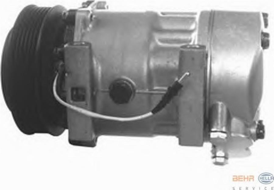 HELLA 8FK351126-641 - Kompresors, Gaisa kond. sistēma www.autospares.lv