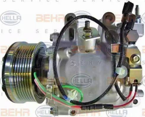 HELLA 8FK 351 121-551 - Kompresors, Gaisa kond. sistēma www.autospares.lv