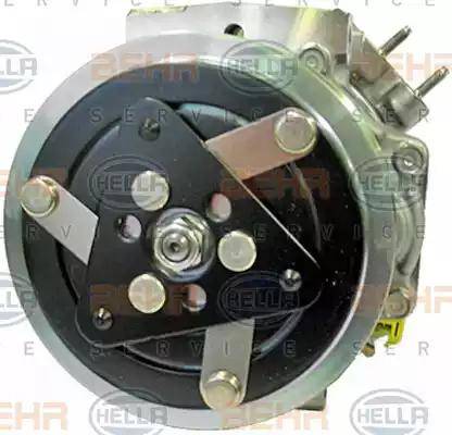 HELLA 8FK 351 128-051 - Kompresors, Gaisa kond. sistēma www.autospares.lv