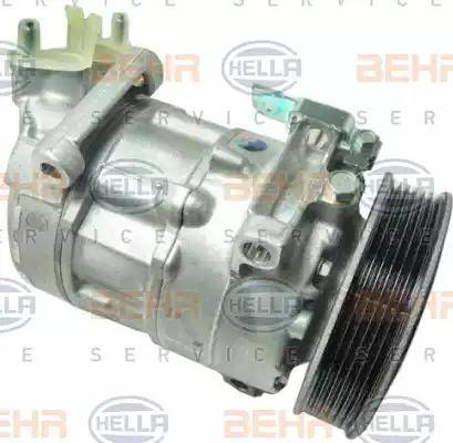 HELLA 8FK 351 123-081 - Kompresors, Gaisa kond. sistēma www.autospares.lv