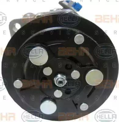 HELLA 8FK 351 127-431 - Kompresors, Gaisa kond. sistēma www.autospares.lv