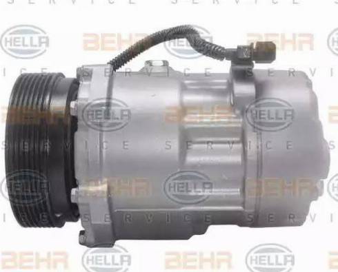 HELLA 8FK 351 127-521 - Kompresors, Gaisa kond. sistēma www.autospares.lv