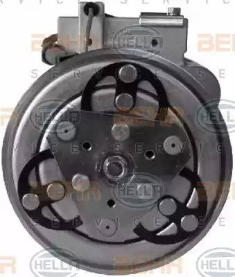 HELLA 8FK 351 127-671 - Kompresors, Gaisa kond. sistēma www.autospares.lv