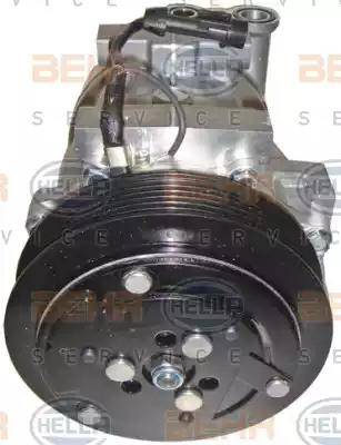 HELLA 8FK 351 127-731 - Kompresors, Gaisa kond. sistēma www.autospares.lv