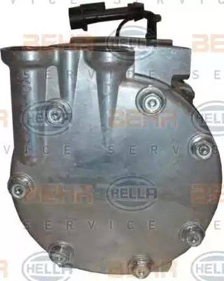 HELLA 8FK 351 127-231 - Kompresors, Gaisa kond. sistēma www.autospares.lv