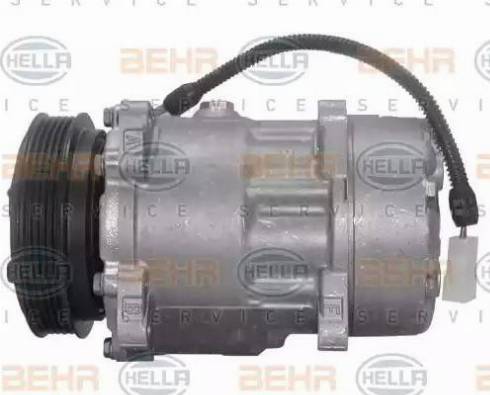 HELLA 8FK 351 127-791 - Kompresors, Gaisa kond. sistēma www.autospares.lv