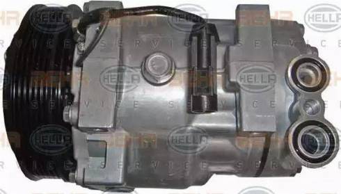 HELLA 8FK 351 127-731 - Kompresors, Gaisa kond. sistēma www.autospares.lv