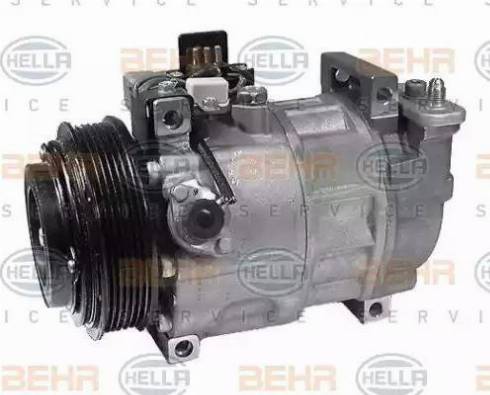 HELLA 8FK 351 175-521 - Kompresors, Gaisa kond. sistēma www.autospares.lv