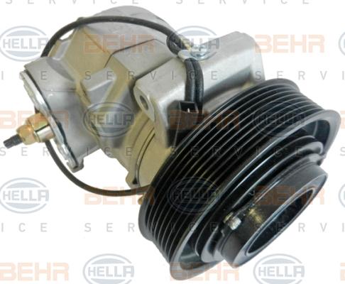 HELLA 8FK 351 176-711 - Компрессор кондиционера www.autospares.lv