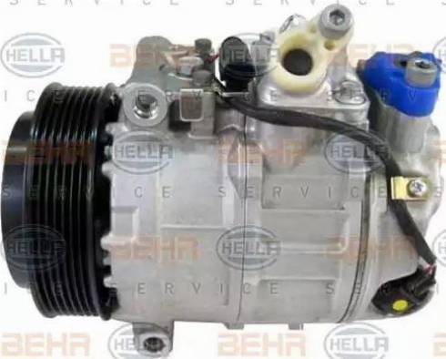 HELLA 8FK 351 340-091 - Kompresors, Gaisa kond. sistēma www.autospares.lv