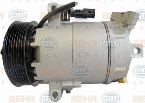 HELLA 8FK 351 340-701 - Kompresors, Gaisa kond. sistēma www.autospares.lv