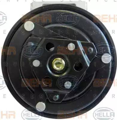 HELLA 8FK 351 340-711 - Kompresors, Gaisa kond. sistēma www.autospares.lv