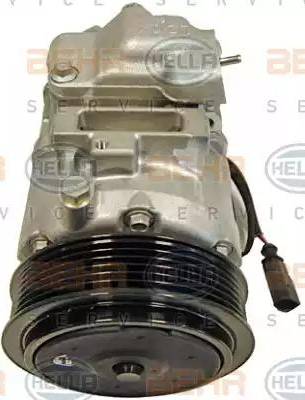 HELLA 8FK 351 316-991 - Kompresors, Gaisa kond. sistēma www.autospares.lv