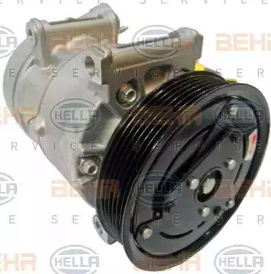 HELLA 8FK 351 316-631 - Kompresors, Gaisa kond. sistēma www.autospares.lv