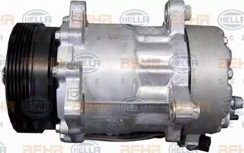 HELLA 8FK 351 316-091 - Compressor, air conditioning www.autospares.lv