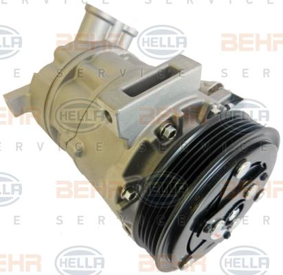 HELLA 8FK 351 316-861 - Kompresors, Gaisa kond. sistēma www.autospares.lv