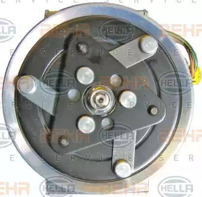 HELLA 8FK 351 316-381 - Kompresors, Gaisa kond. sistēma www.autospares.lv