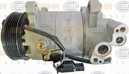 HELLA 8FK 351 339-741 - Kompresors, Gaisa kond. sistēma www.autospares.lv