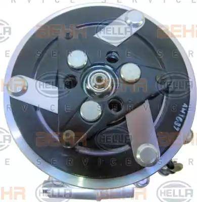 HELLA 8FK 351 334-411 - Kompresors, Gaisa kond. sistēma www.autospares.lv