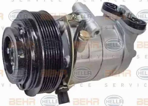 HELLA 8FK 351 334-531 - Kompresors, Gaisa kond. sistēma www.autospares.lv