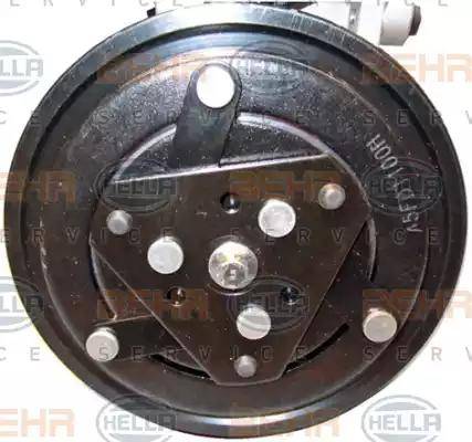 HELLA 8FK 351 334-521 - Kompresors, Gaisa kond. sistēma www.autospares.lv