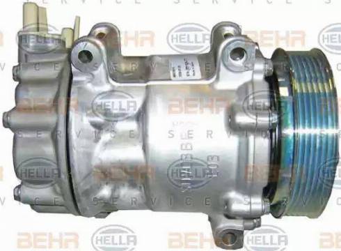 HELLA 8FK 351 334-171 - Kompresors, Gaisa kond. sistēma www.autospares.lv