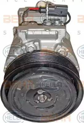 HELLA 8FK 351 322-961 - Kompresors, Gaisa kond. sistēma www.autospares.lv