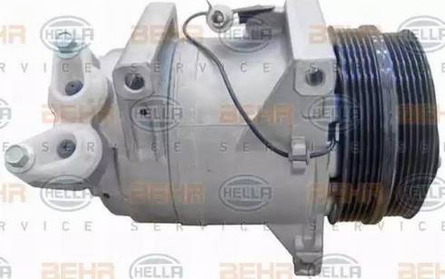 HELLA 8FK 351 322-431 - Kompresors, Gaisa kond. sistēma www.autospares.lv