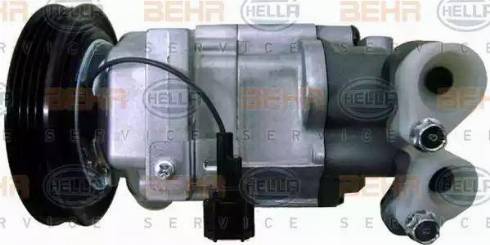 HELLA 8FK 351 322-211 - Kompresors, Gaisa kond. sistēma autospares.lv