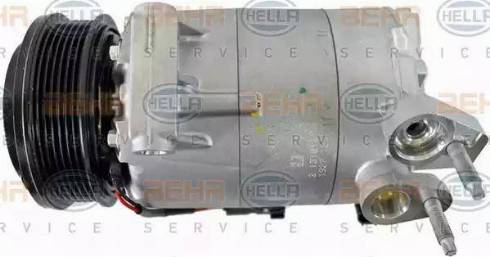 HELLA 8FK 351 272-191 - Kompresors, Gaisa kond. sistēma www.autospares.lv