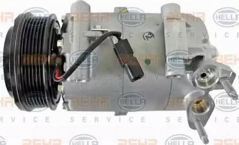 HELLA 8FK 351 272-201 - Kompresors, Gaisa kond. sistēma www.autospares.lv