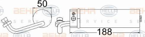 HELLA 8FT 351 192-744 - Sausinātājs, Kondicionieris www.autospares.lv