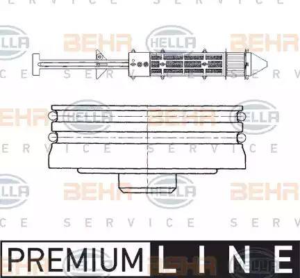 HELLA 8FT 351 197-381 - Sausinātājs, Kondicionieris www.autospares.lv