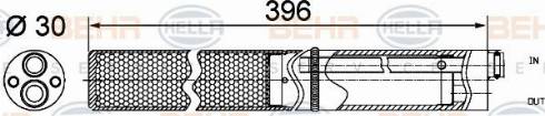 HELLA 8FT 351 200-164 - Sausinātājs, Kondicionieris www.autospares.lv