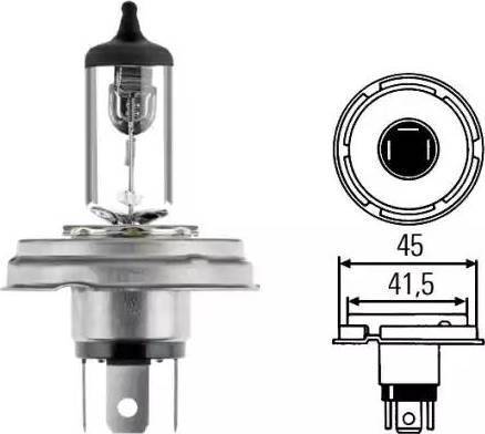 HELLA 8GD 002 088-143 - Kvēlspuldze, Pamatlukturis www.autospares.lv