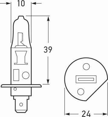 HELLA 8GH 002 089-152 - Kvēlspuldze, Tālās gaismas lukturis www.autospares.lv