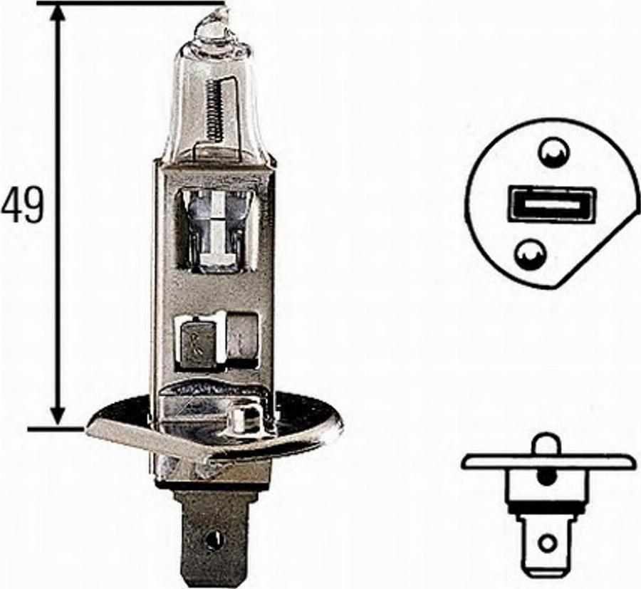 HELLA 8GH 002 089-135 - Kvēlspuldze, Miglas lukturis autospares.lv