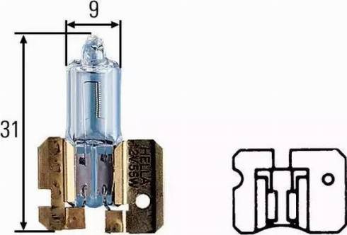 HELLA 8GH 002 857-241 - Kvēlspuldze, Tālās gaismas lukturis www.autospares.lv