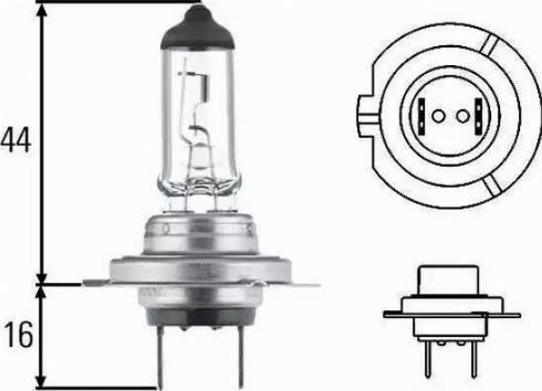 HELLA 8GH 007 157-471 - Kvēlspuldze, Pamatlukturis autospares.lv