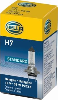 HELLA 8GH 178 555-011 - Bulb, spotlight www.autospares.lv