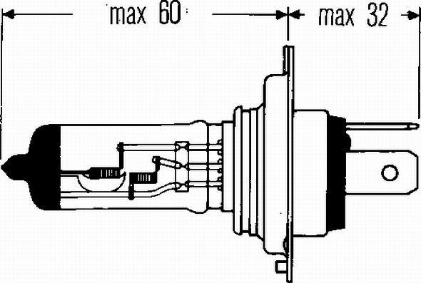 HELLA 8GJ 002 525-001 - Kvēlspuldze, Pamatlukturis www.autospares.lv